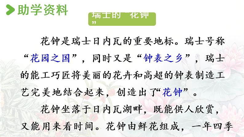 13.《花钟》第1课时第3页