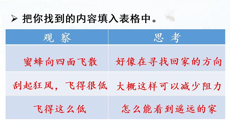 14.《蜜蜂》第2课时第4页