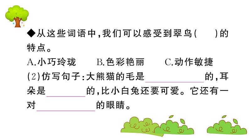 部编版 语文三年级上册  知识总结课件PPT  ：15 搭船的鸟05