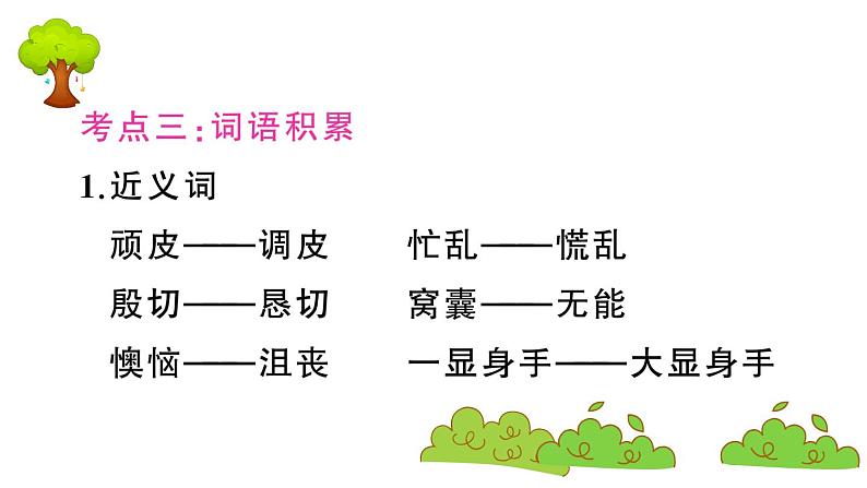 部编版 语文四年级上册 第六单元知识总结课件PPT07