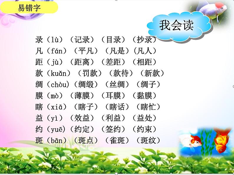 人教部编版三年级语文下册全册-期末总复习ppt课件-【全册分单元重点整理】05