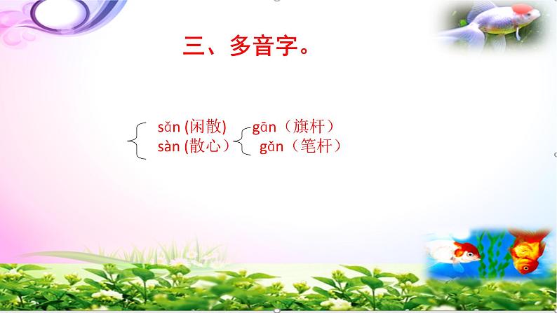 统编人教版三年级下册语文1-4单元-期中知识点总复习课件-【分单元重点整理】08