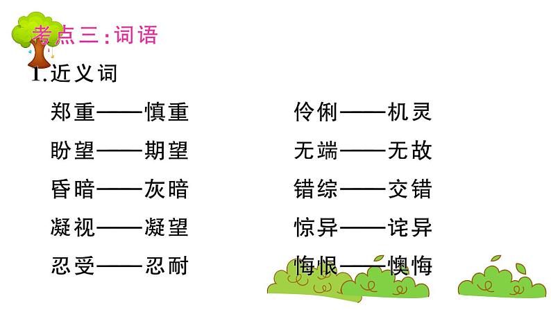 部编版 语文六年级上册 第八单元知识总结课件PPT05