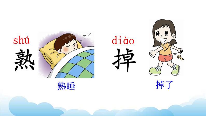部编版（五四制）语文一下 20. 《咕咚》课件第8页