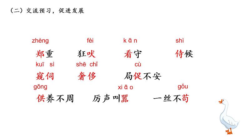 部编版（五四制）四下 15.白鹅课件04