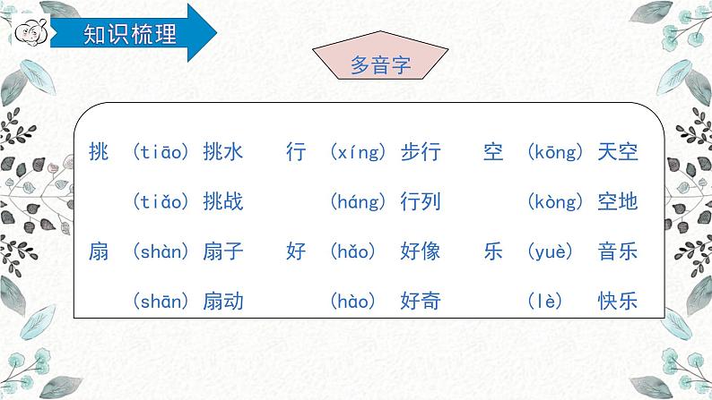 统编版三年级上册第二单元复习（课件38张PPT+学案）05