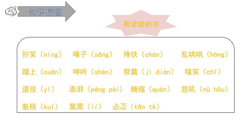 统编版语文六年级上册第四单元复习（课件35张PPT 学案）02