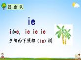 人教部编版一年级语文上册《拼音11 ie üe er》配套教学课件PPT优秀公开课