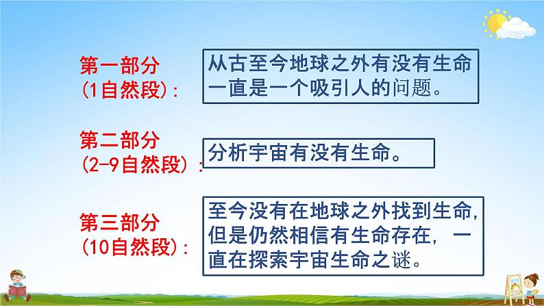 人教部编版六年级语文上册《11 宇宙生命之谜》配套教学课件PPT优秀公开课第8页