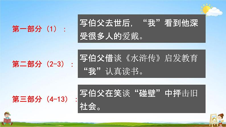 人教部编版六年级语文上册《27 我的伯父鲁迅先生》配套教学课件PPT优秀公开课08