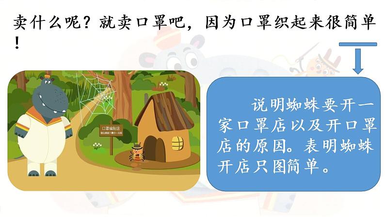 统编版二年级语文下册 第7单元 20.蜘蛛开店 课件07