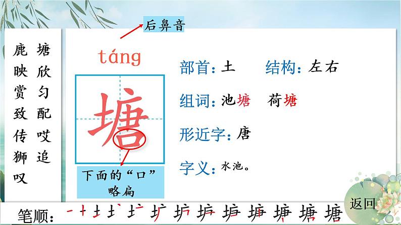 部编版语文三年级下册 7 鹿角和鹿腿 生字课件04