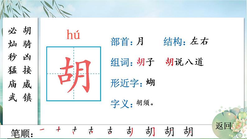 部编版语文三年级下册 24 火烧云 生字课件第4页