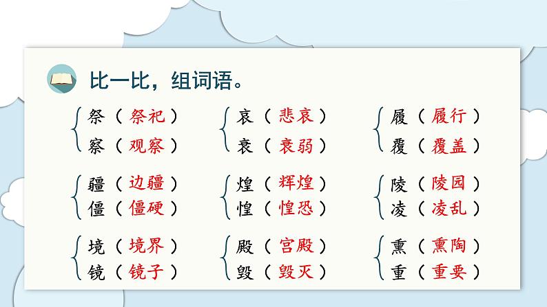 部编版语文五年级上册 第四单元 单元复习课件08