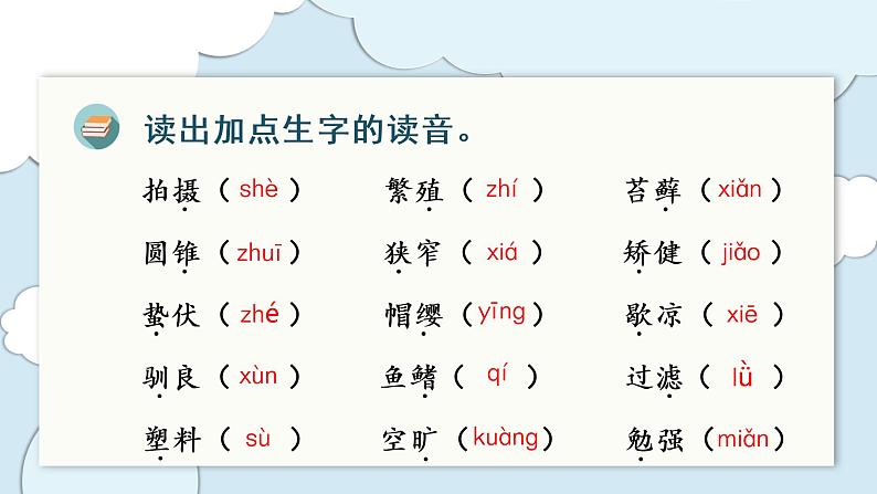 部编版语文五年级上册 第五单元 单元复习课件第3页