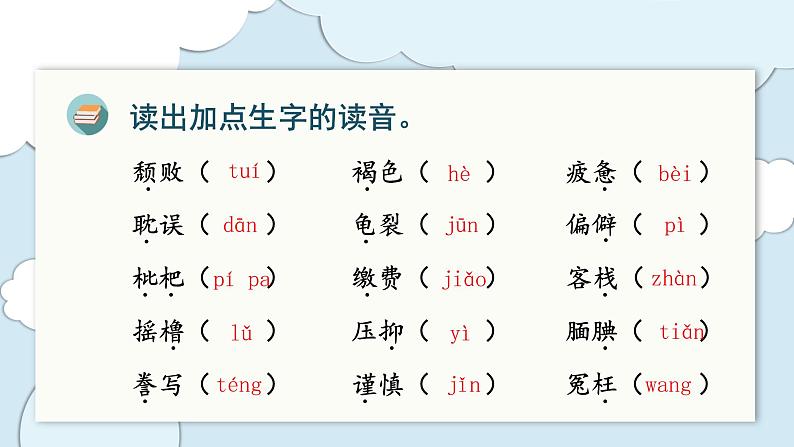 部编版语文五年级上册 第六单元 单元复习课件第3页