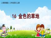 金色的草地PPT课件免费下载