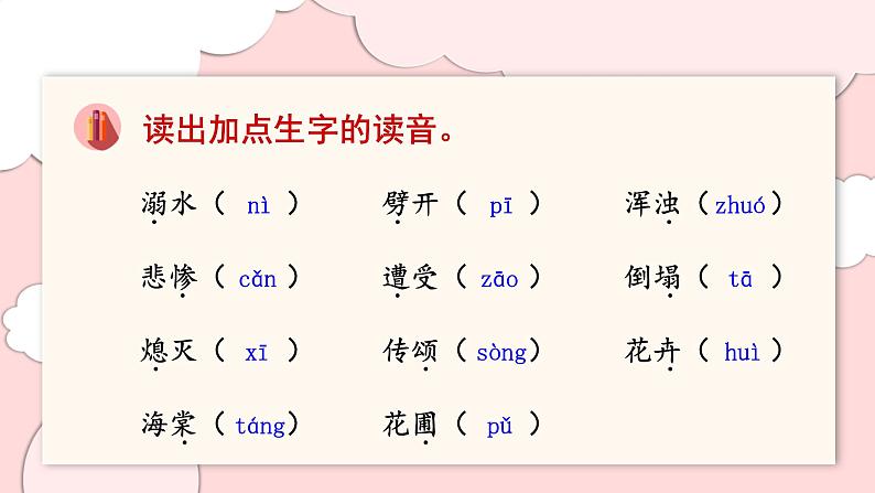 部编版语文四年级上册 第四单元 单元复习课件03