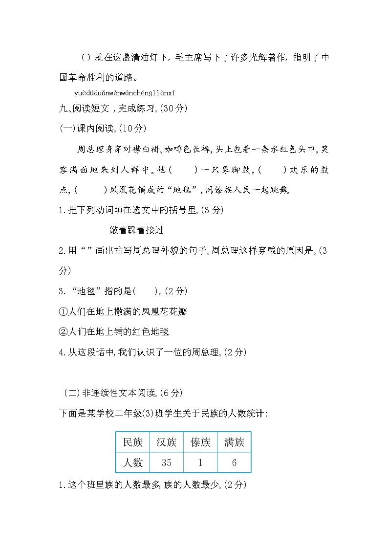 二上第六单元 知识小结+提升练习03