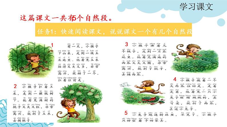 部编版语文一下《小猴子下山》 第二课时 课件PPT（送教案）07