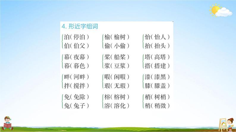 人教部编版五年级语文上册《第七单元知识盘点》配套作业课件PPT教学课件05