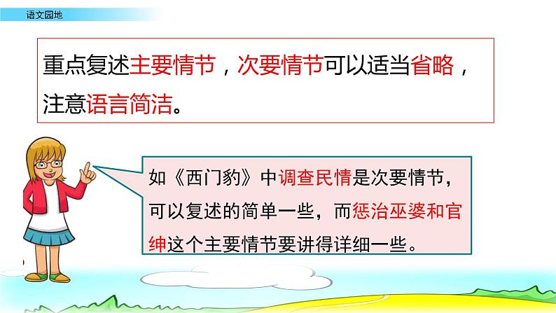 2021年人教部编版四年级语文上册语文园地八PPT课件第3页