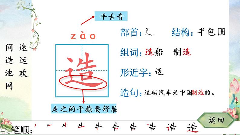 部编版语文一年级下册 识字 动物儿歌 生字课件05