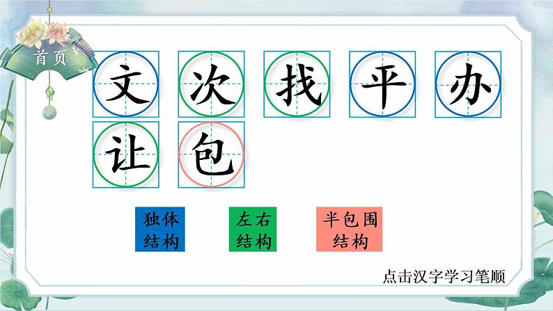 部编版语文一年级下册 15 文具的家 生字课件02