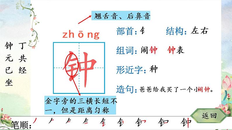 部编版语文一年级下册 16 一分钟 生字课件03