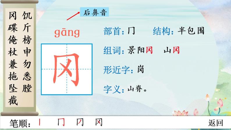 部编版语文五年级下册 6 景阳冈 生字课件03