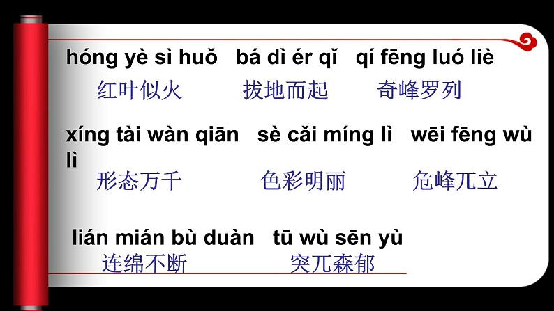 部编版四年级语文下册第一单元复习课件PPT第3页