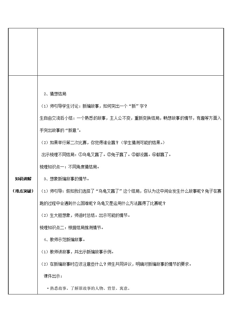 部编版语文四年级下册《故事新编》教案第2页