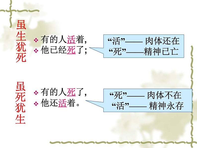 六年级《有的人》课件PPT第5页