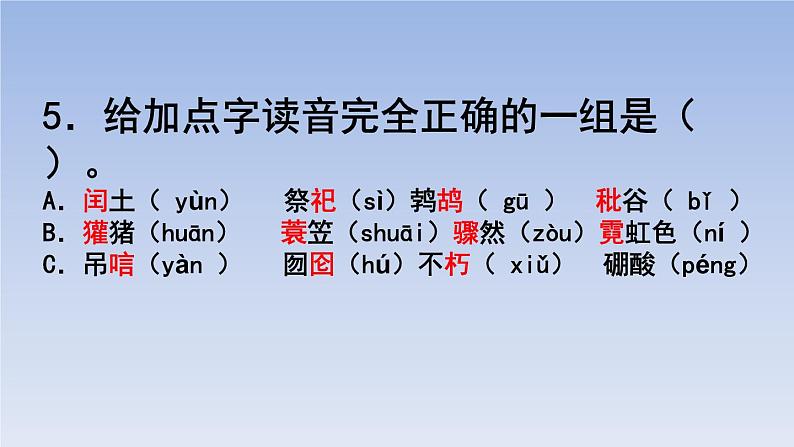 25.少年闰土02课件PPT第5页