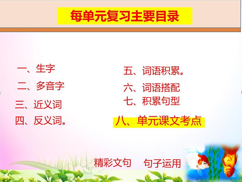 统编教材-部编人教版五年级上册《语文》期中复习资料-总复习-知识点汇总【最新版】课件PPT04