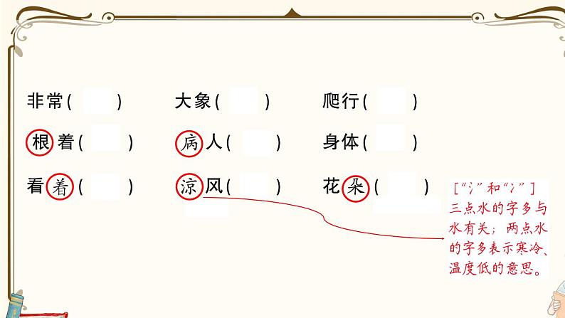 部编版 语文一年级下册 专项复习PPT  第二天：会写字第7页