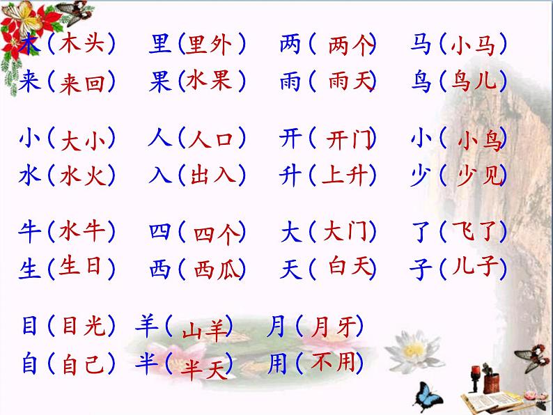 部编人教版一年级上册《语文》全册期末知识点总复习课件【含实战原题】第8页