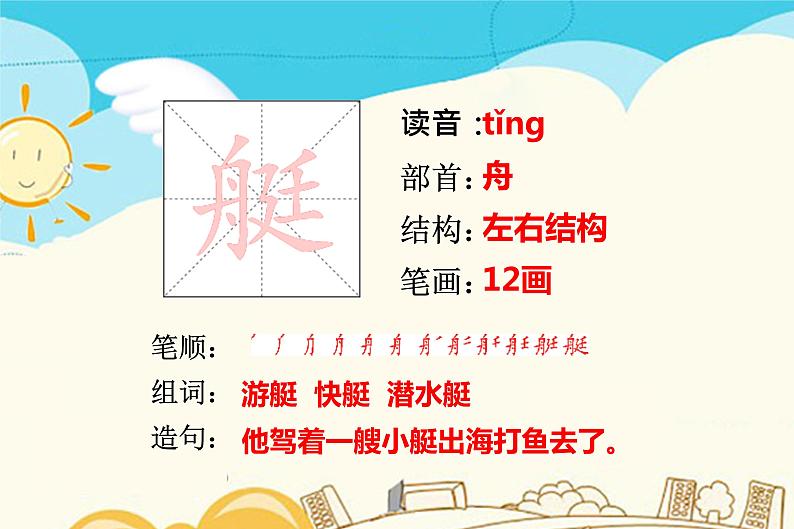 人教部编版五年级下册—第七单元— 威尼斯的小艇【课件+教案+生字+课文朗诵】07