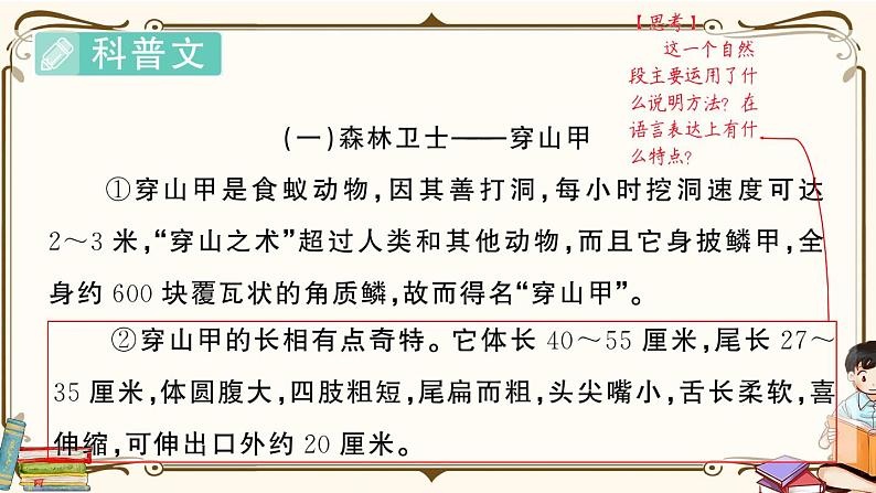 部编版 语文四年级下册 专项复习PPT 第7天：课外阅读02