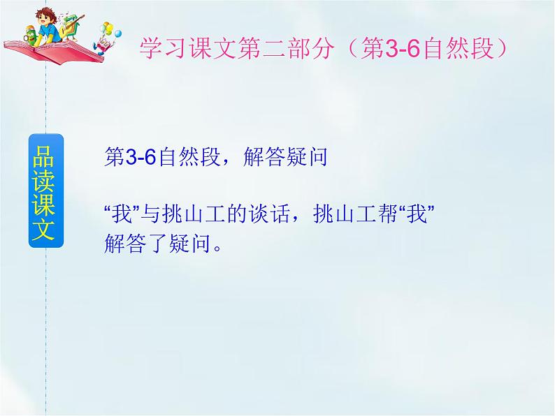 人教部编版四年级下册第七单元—— 25 挑山工【课件+教案+课文朗读】07