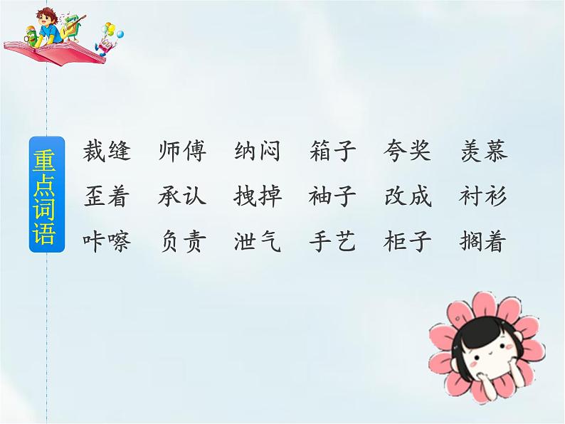 人教部编版三年级下册第八单元——25 慢性子裁缝和急性子顾客【课件+教案+课文朗读+生字】07
