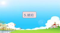 小学语文人教部编版四年级下册5 琥珀说课ppt课件