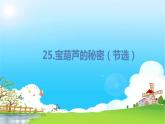 部编版语文四年级下册 第8单元 26.宝葫芦的秘密（节选） PPT课件+教案