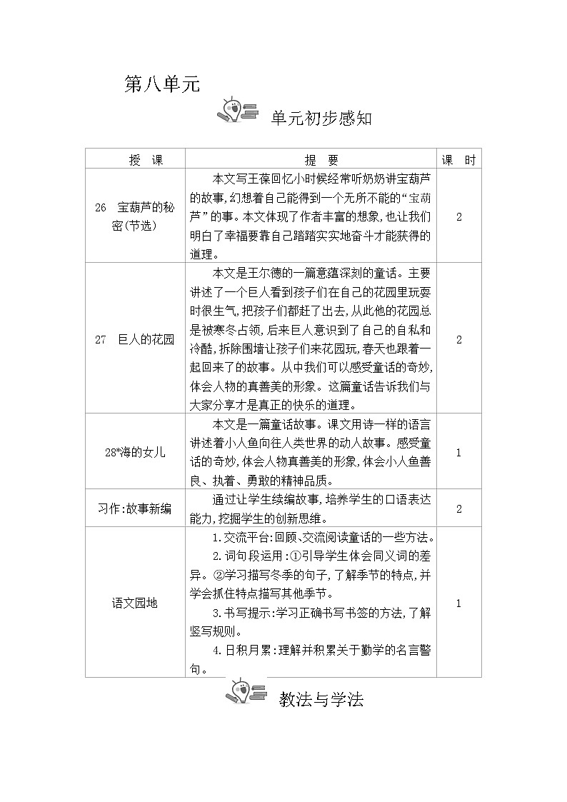 部编版语文四年级下册 第8单元 26.宝葫芦的秘密（节选） PPT课件+教案01
