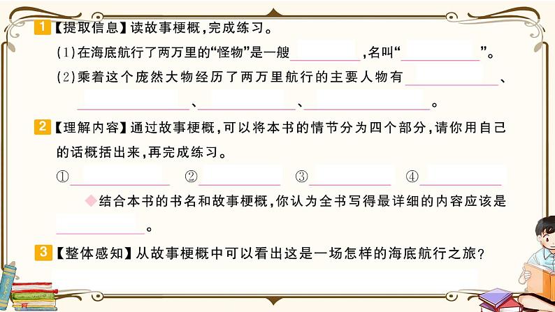 部编版 语文六年级下册 专项复习PPT 第七天：  课外阅读第4页