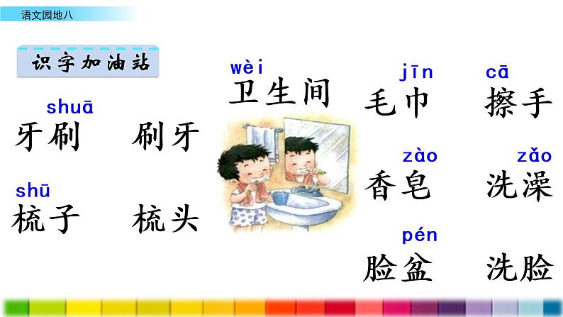 2021年小学语文部编版一年级下册 第八单元 语文园地八 配套课件1第7页