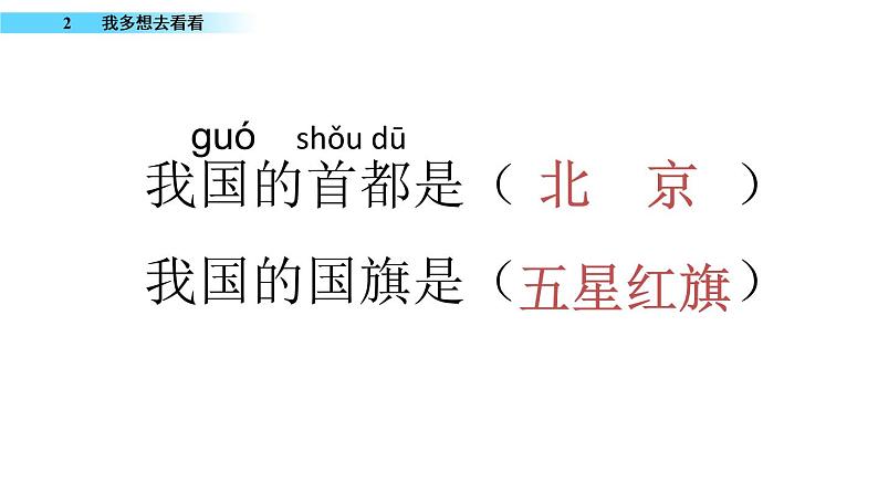 2021年小学语文部编版一年级下册 第二单元 2 我多想去看看 配套课件1第2页