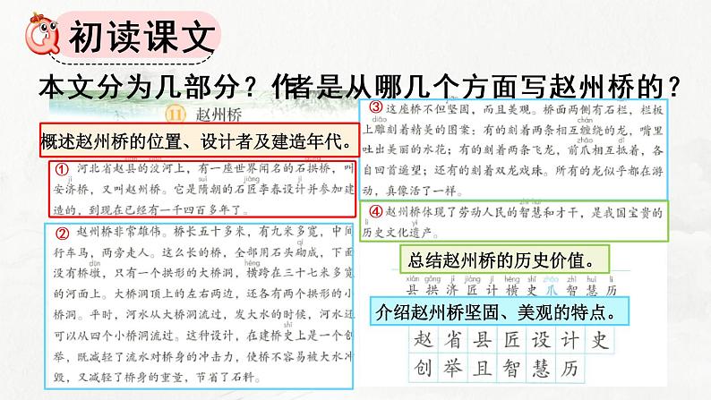 部编版语文三年级下册 第三单元 11 赵州桥 PPT课件06