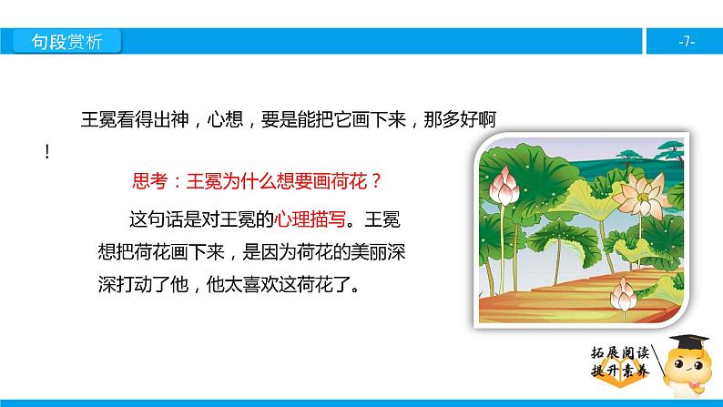 二年级【专项训练】课外阅读：王冕学画（下）课件PPT07