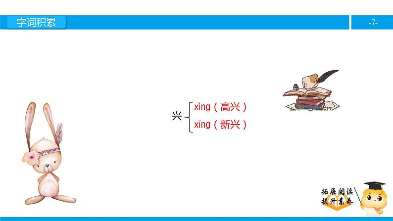 二年级【专项训练】课外阅读：小山羊和小灰兔（上）课件PPT07